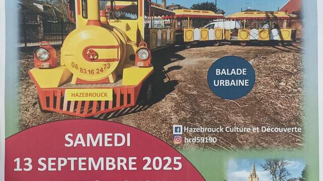Balade urbaine en train à Hazebrouck