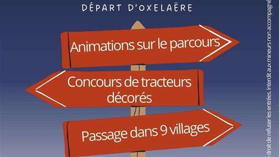 Parade de tracteurs illuminés