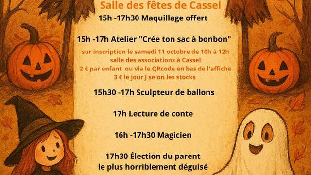 Soirée Halloween en famille à Cassel