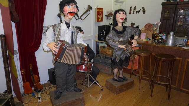 Visite de l'atelier de création d'automates et d'objets animés à Esquelbecq