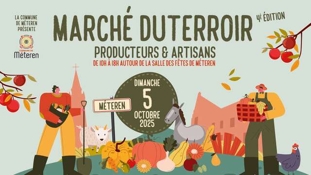 Marché du terroir, producteurs et artisans à Méteren