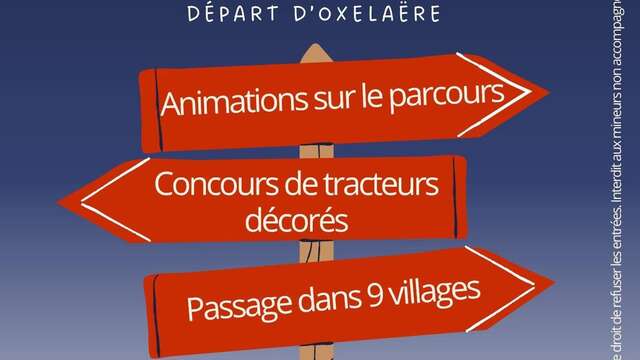 Parade de tracteurs illuminés