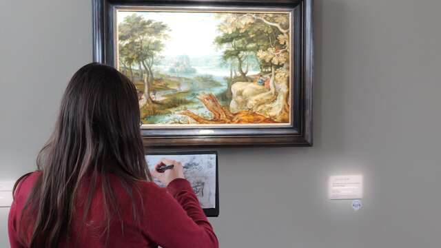 Cours du soir de pratique artistique au Musée de Flandre