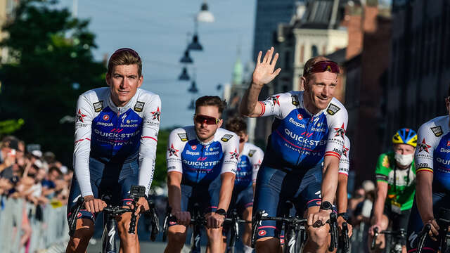 Parade des coureurs