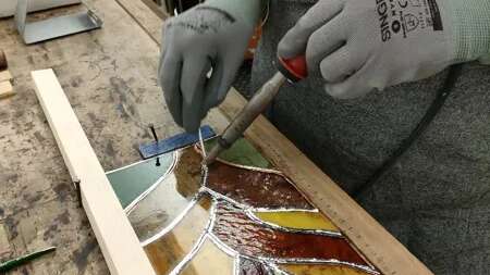 Cours de vitrail formule découverte et initiation - Lola Pradeilles - LP Atelier du vitrail