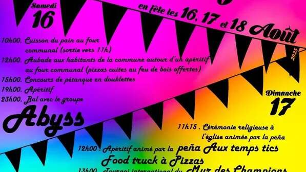 Fête de village St André de Vézines