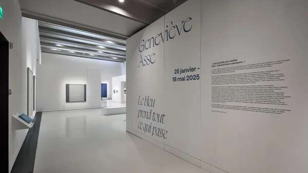 MUSÉE SOULAGES : EXPOSITION TEMPORAIRE "GENEVIEVE ASSE. LE BLEU PREND TOUT CE QUI PASSE"