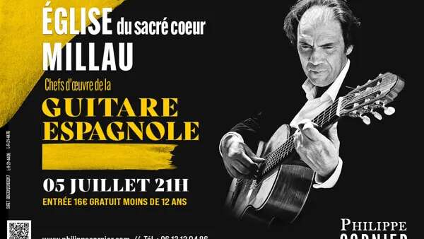 Concert guitare espagnole, Philippe Cornier interprète Aranjuez et les grands compositeurs espagnols