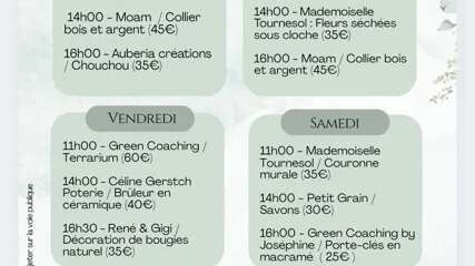 Ateliers Créatifs au Bal des Créateurs