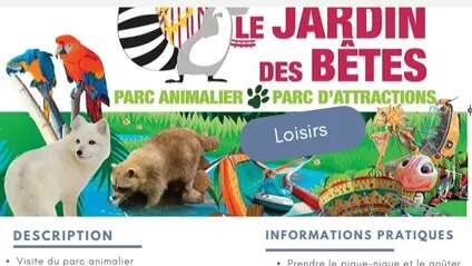 Sortie au jardin des Bêtes à Gages avec le Centre social de Rodez
