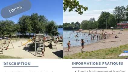 Baignade au lac de Pont de Salars avec le Centre social de Rodez
