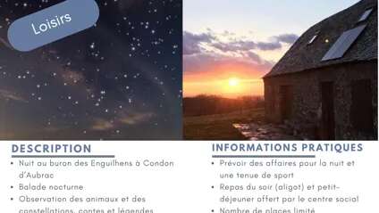 Nuit au buron sur l'Aubrac avec le centre social de Rodez