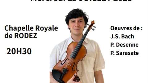 Concert : Récital de violon à la Chapelle Royale