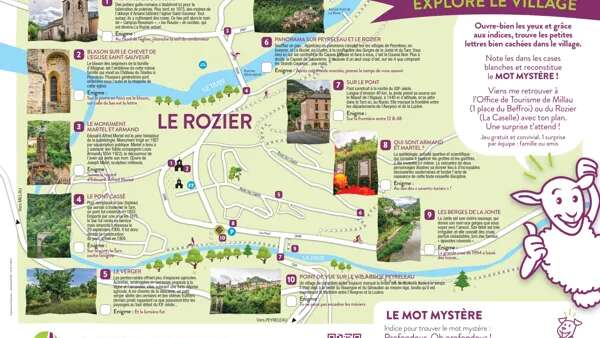 Jeux de piste papier, familial et en autonomie- Le Rozier & Peyreleau