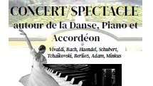 Duo piano, accordéon et danse au château  de Sambucy