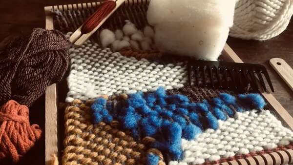 Visite/atelier à 4 mains (4-6 ans) : "Initiation au tissage".