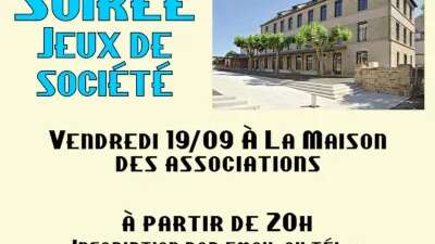 Soirée jeux à la Maison des Associations