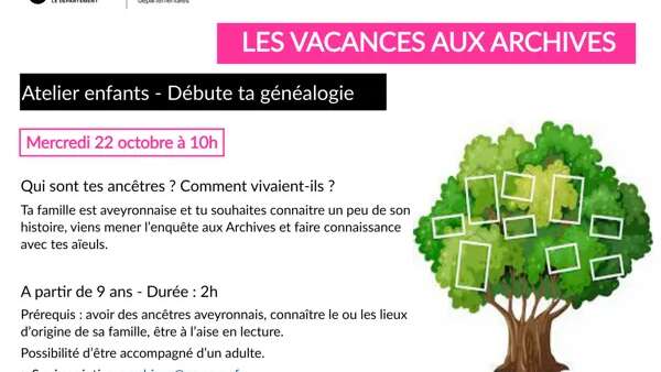 Les vacances aux archives