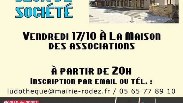 Soirée jeux à la Maison des Associations de Rodez