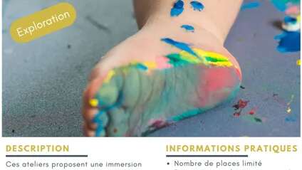 ATELIERS D’EVEIL ARTISTIQUE