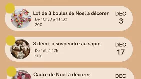 Atelier Enfant Art Floral : Cadre de Noël à décorer