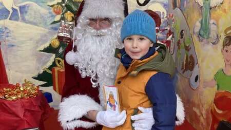 Festival Bonheurs d'Hiver - Photo avec le Père Noël