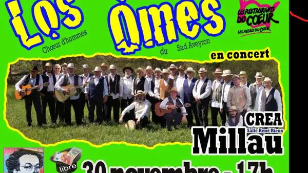 Concert Los Omes chante au profit des restos du Choeur