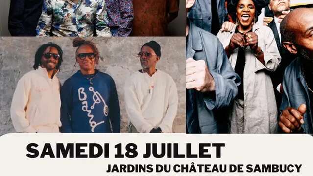 Soirée du Samedi 18 juillet|  Soirée de clôture| 3 Concerts : Prima Kanta (19h) + Poets of Forest (21h) + Arat Kilo feat. Mamani Keita & Mike Ladd (22h30)- Millau Jazz Festival