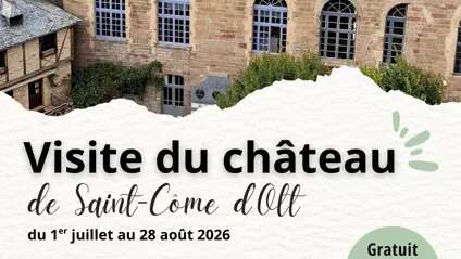 Visite guidée du château de Saint-Côme-d'Olt