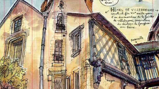 Stage de dessin « Carnet de voyage dans Blois »