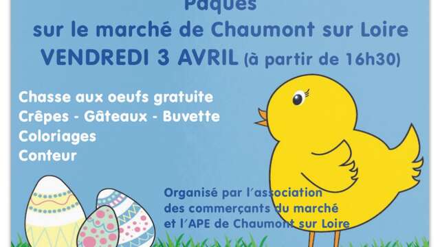 Pâques sur le marché de Chaumont sur Loire