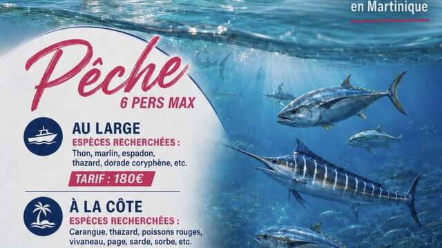 Sortie pêche au large (Carib Evasion)