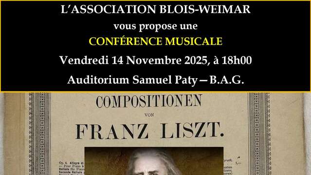 Conférence Musicale Franz LISZT