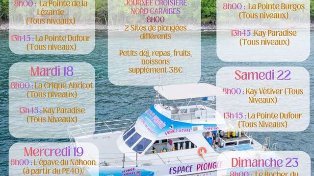 Programme des Plongées (Espace Plongée)