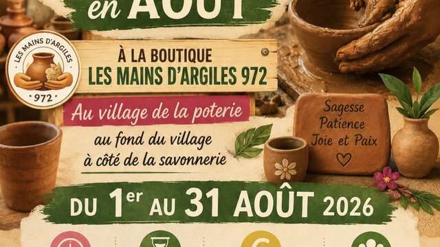 Atelier de Poterie du mois (Les Mains d'Argiles)