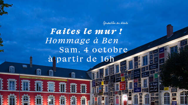 30e anniversaire du Mur des mots