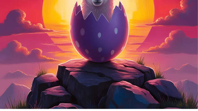 Petit-déjeuner des lamas "A la recherche des mystérieux oeufs d'or