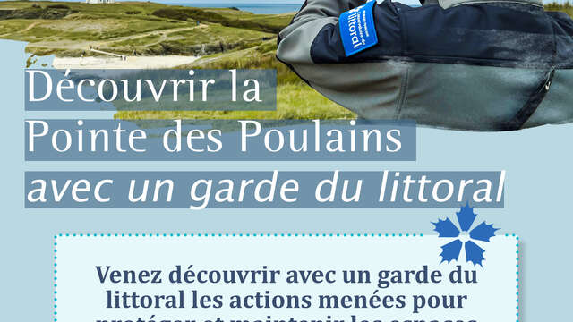 Découvrir la Pointe des Poulains avec un garde du littoral
