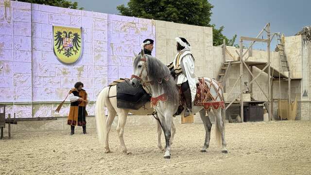 Spectacle équestre à Chambord