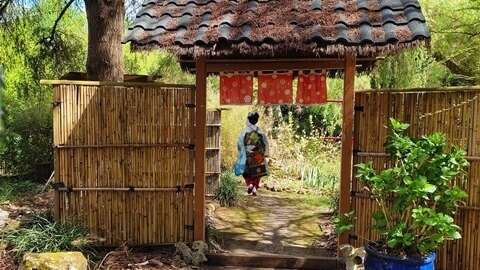 Visite guidée : jardin de pierre, pierre de jardin. les pierres volantes