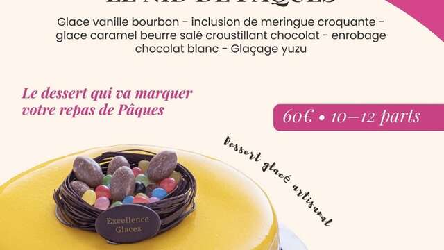 Nid de Pâques (Excellence Glaces)
