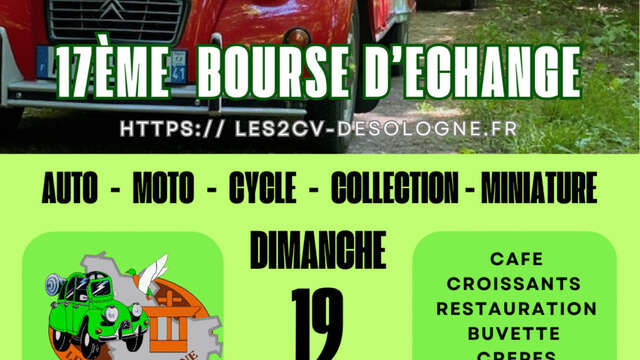 17e bourse d’échanges 2 CV