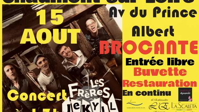 Brocante et concert Chaumont-sur-Loire