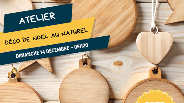 Atelier décoration de Noël au naturel