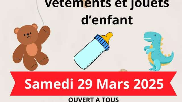 Bourse aux vêtements et jeux d'enfants