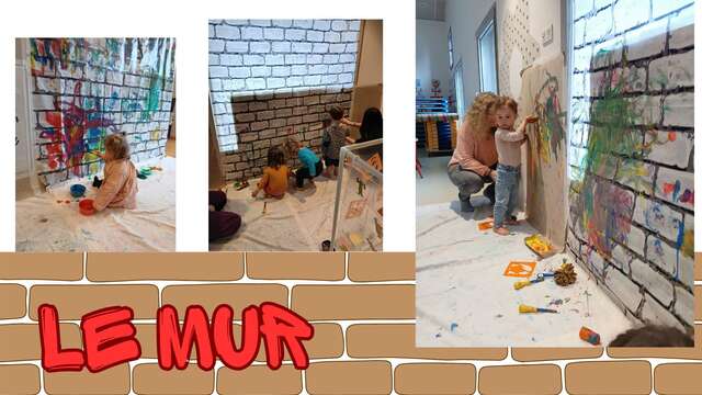 Expo Keith Haring par les enfants du Relais petite enfance