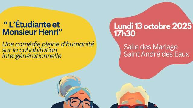 « L'étudiante et Monsieur Henri » en présence de l'association Côt'âge