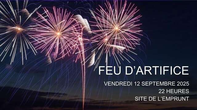 Feu d'artifice à Trignac