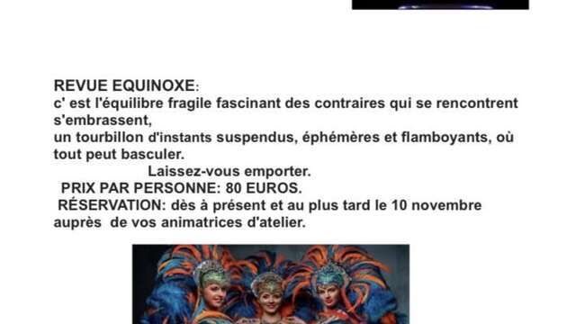 Souvenirs et amitié : sortie Le Cabaret de la Plume rouge