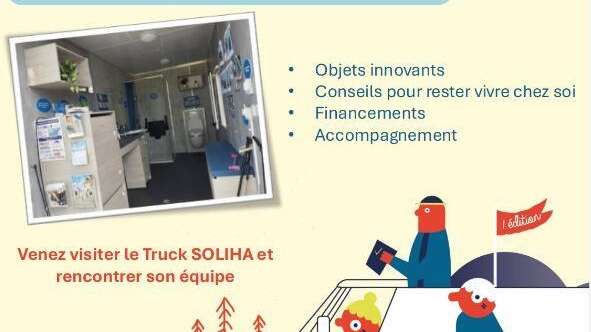 Le truck Soliha fait sa tournée